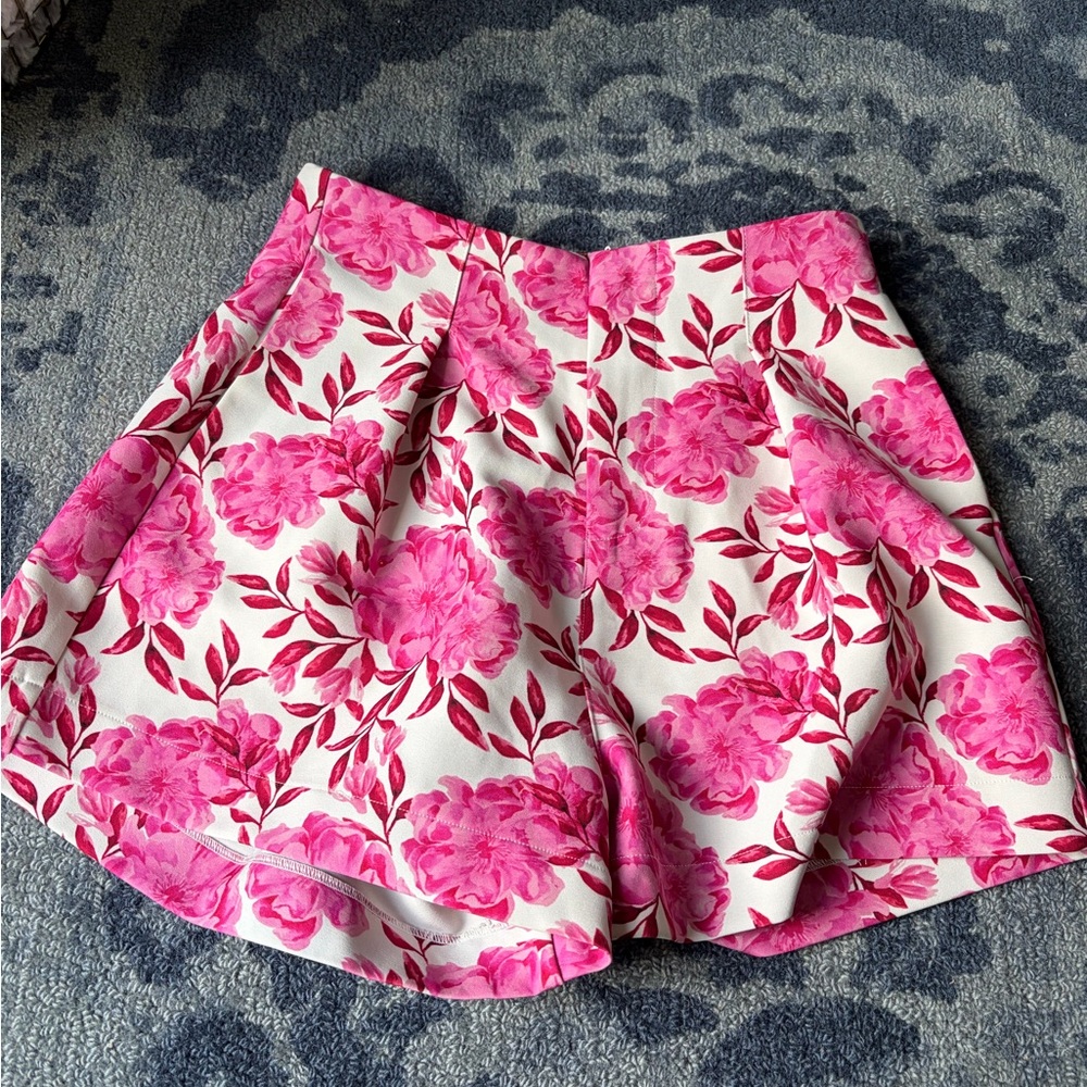 Floral Pink Two-Piece Set - Picture 2 of 5